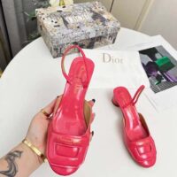 Dior Women CD Day Slingback Pump Indy Pink Patent Calfskin (11)