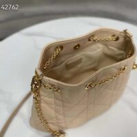 Dior Women CD Medium Ammi Bag Sand Pink Supple Macrocannage Lambskin (7)