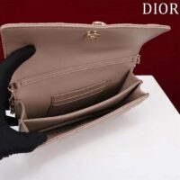 Dior Women CD Miss Dior Mini Bag Caramel Beige Cannage Lambskin (8)