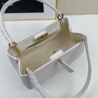 Dior Women CD Small Dior Key Bag Dusty Ivory Box Calfskin (3)