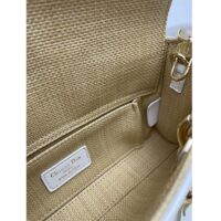 Dior Women CD Small Lady D-Joy Bag Natural Macrocannage Raffia (1)