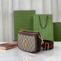Gucci Women Blondie GG Mini Bag Beige Ebony GG Supreme Canvas (10)