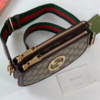 Gucci Women Blondie GG Mini Bag Beige Ebony GG Supreme Canvas (10)