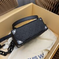 Louis Vuitton LV Men Mini Soft Trunk Bag Black Taurillon Cowhide Leather (2)