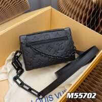 Louis Vuitton LV Men Mini Soft Trunk Bag Black Taurillon Cowhide Leather (2)