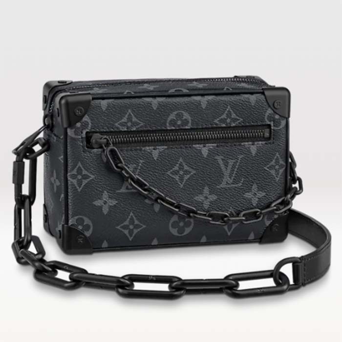 Louis Vuitton LV Men Mini Soft Trunk Bag Monogram Eclipse Coated Canvas