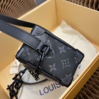 Louis Vuitton LV Men Mini Soft Trunk Bag Monogram Eclipse Coated Canvas (2)