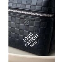 Louis Vuitton LV Unisex Discovery Backpack PM Black Graphite Damier Infini Cowhide Leather (9)