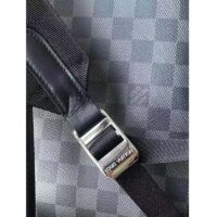 Louis Vuitton LV Unisex Discovery Backpack PM Black Graphite Damier Infini Cowhide Leather (9)