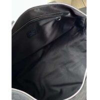 Louis Vuitton LV Unisex Keepall Bandoulière 50 Travel Bag Black Graphite Damier Infini Cowhide (7)