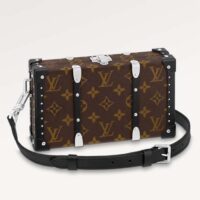 Louis Vuitton LV Unisex Neo Wallet Trunk Black Brown Monogram Coated Canvas (1)