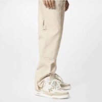 Louis Vuitton LV Unisex Skate Sneaker Beige Mix Materials Double Laces Rubber (9)