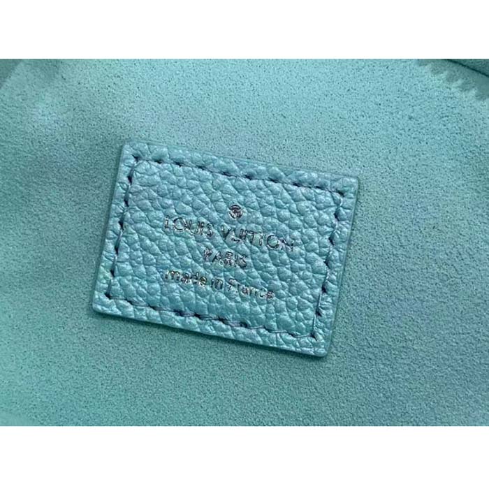 Louis Vuitton LV Women Micro Vanity Blue Monogram Empreinte Embossed Supple Grained Cowhide Leather (7)