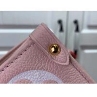 Louis Vuitton LV Women OnTheGo MM​ Gradient Pink Monogram Empreinte Embossed Cowhide Leather (3)