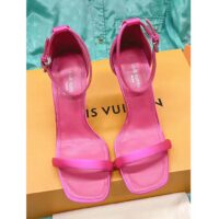 Louis Vuitton LV Women Sparkle Sandal Pink Lambskin Leather Outsole 9.5 Cm Heel (1)