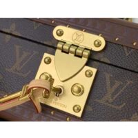 Louis Vuitton Unisex Coffret Trésor 24 Monogram Canvas Microfiber Lining Golden Brass (2)