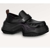 Louis Vuitton Unisex LV Archlight 2.0 Platform Loafer Black Glazed Calf Leather (3)