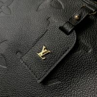 Louis Vuitton Unisex Trianon MM Black Embossed Grained Cowhide Leather (1)