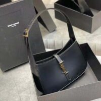 Saint Laurent YSL Women LE 5 A 7 Hobo Bag in Smooth Leather-Black (1)