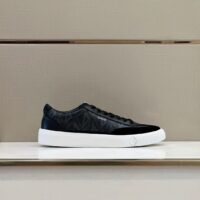 Dior Unisex Shoes B101 Sneaker Black CD Diamond Canvas Smooth Calfskin Nubuck (4)