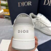 Dior Unisex Shoes CD B27 Low-Top Sneaker White Smooth Calfskin Oblique Galaxy Leather (4)