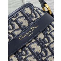Dior Women CD Medium C’est Dior Bag Blue Dior Oblique Jacquard (1)