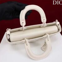 Dior Women CD Medium D-Joy Bag Latte Cannage Calfskin Diamond Motif (1)