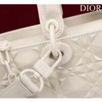 Dior Women CD Medium D-Joy Bag Latte Cannage Calfskin Diamond Motif (1)