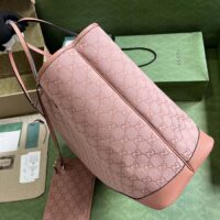 Gucci Unisex Ophidia GG Large Tote Bag Pink GG Canvas Double G (2)