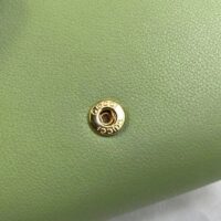 Gucci Women GG Blondie Medium Chain Wallet Green Leather Round Interlocking G (3)