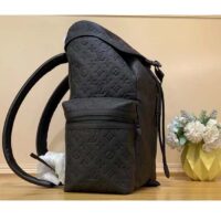 Louis Vuitton LV Unisex Trekking Backpack Monogram Shadow Calf Leather Textile Cowhide (10)