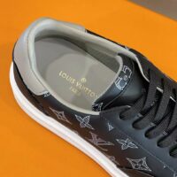 Louis Vuitton Unisex Beverly Hills Sneaker Black Monogram-Printed Calf Leather Rubber Outsole (2)