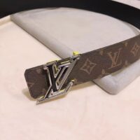 Louis Vuitton Unisex LV Speed 40mm Reversible Belt Yellow Monogram Coated Canvas Leather (3)