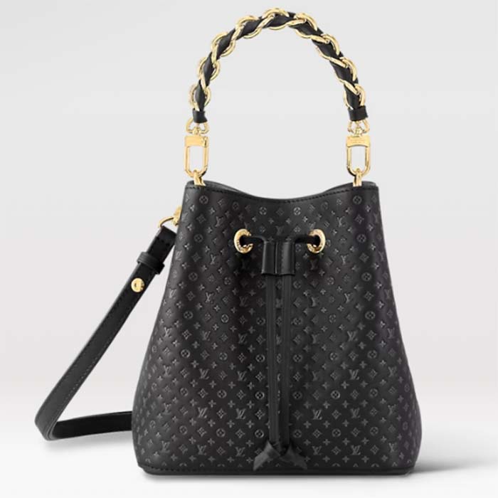 Louis Vuitton Women LV Néonoé BB Black Calfskin Calfskin