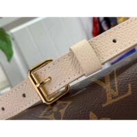 Louis Vuitton Women LV Opéra BB Cream Monogram Coated Canvas Cowhide Leather (9)