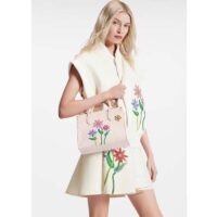 Louis Vuitton Women LV x YK OnTheGo Mini White Embossed Grained Monogram Cowhide Leather (1)