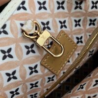 Louis Vuitton Women OnTheGo MM Tote Beige Monogram Coated Canvas Textile Lining (3)