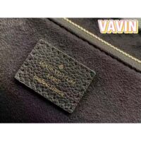 Louis Vuitton Women Vavin PM Handbag Black Embossed Supple Grained Cowhide Leather (4)