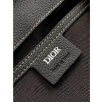 Dior CD Unisex Maxi Gallop Backpack Black Grained Calfskin (4)