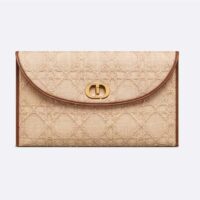 Dior Unisex CD 30 Montaigne Avenue Pouch Flap Natural Cannage Raffia (13)