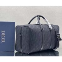 Dior Unisex CD Lingot 50 Bag Black Dior Oblique Jacquard (7)