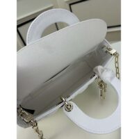 Dior Women CD Medium D-Joy Bag Latte Cannage Lambskin (1)