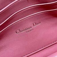 Dior Women CD Miss Caro Mini Bag Light Pink Macrocannage Lambskin (9)