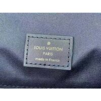 Louis Vuitton LV Unisex Christopher MM Backpack Abyss Blue Monogram Aquagarden Coated Canvas (7)