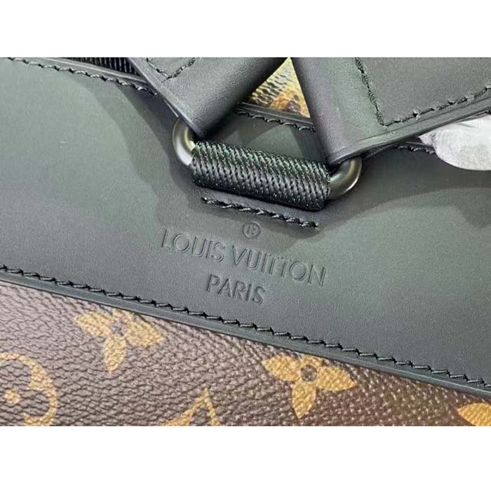 Louis Vuitton LV Unisex Christopher PM Backpack Monogram Canvas Cowhide Leather (13)