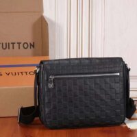 Louis Vuitton LV Unisex District PM Bag Black Damier Infini Cowhide Leather (2)