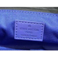 Louis Vuitton LV Unisex Dopp Kit Racing Blue Embossed Taurillon Monogram Cowhide Leather (8)