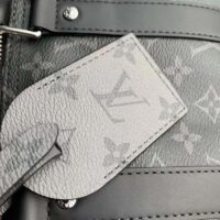 Louis Vuitton LV Unisex Keepall Bandoulière 35 Monogram Eclipse Coated Canvas Cowhide Leather (6)
