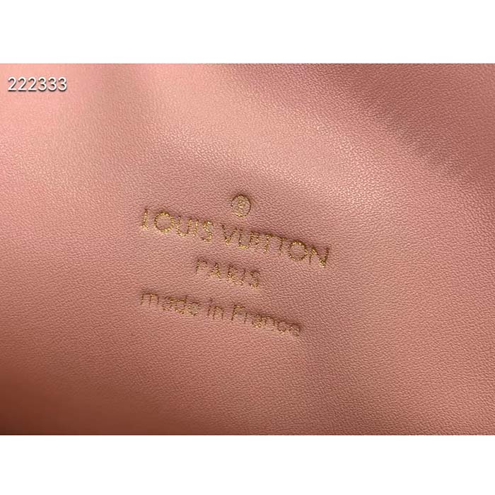 Louis Vuitton LV Women Coussin BB Handbag Tricolor Bag Beige Lambskin (7)