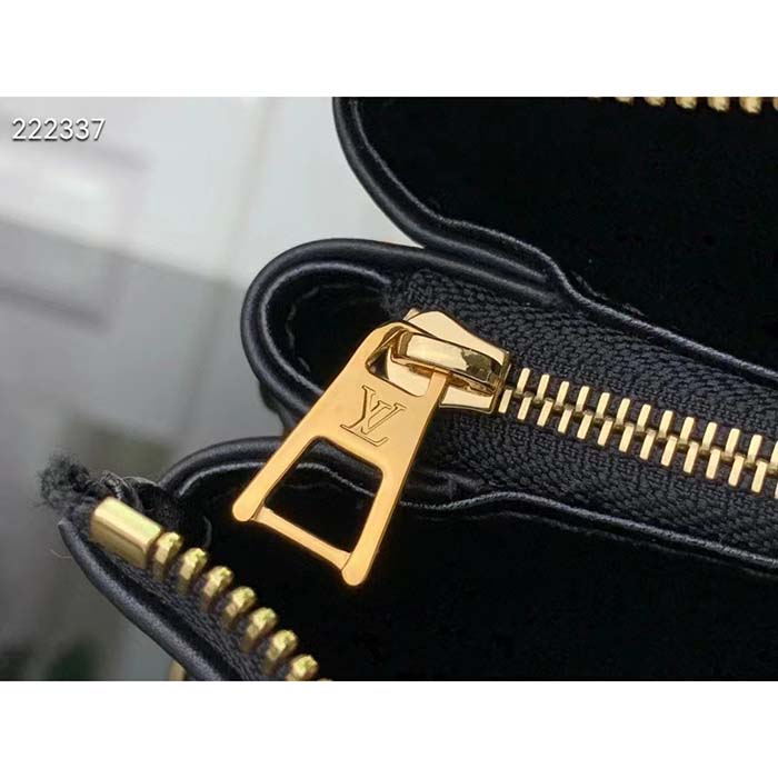Louis Vuitton LV Women Coussin PM Handbag Black Calfskin Cowhide Leather (12)